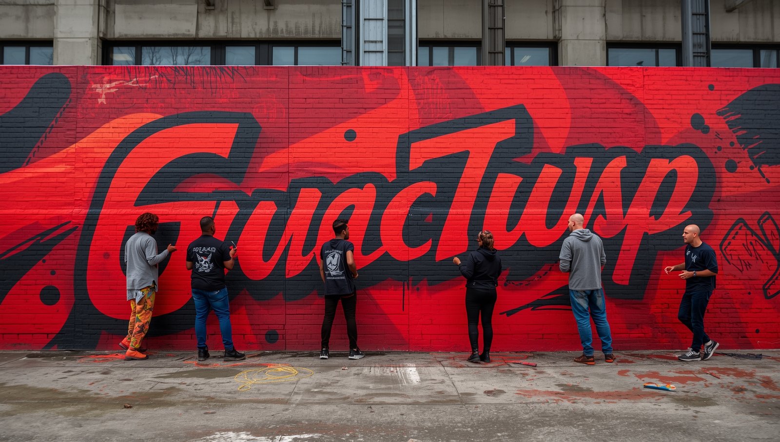 Lucid_Origin_A_team_of_diverse_individuals_with_unique_facial__1